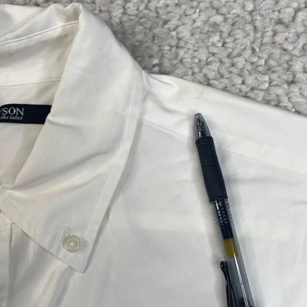 Mayson The Label White Button Up Cropped Shirt - Picture 5 of 7